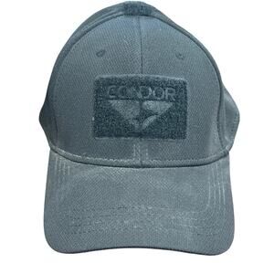 Condor Hat Adult One Size Black Adjustable Cap Casual Active Workwear Men's